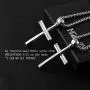 HZMAN Baseball Cross Sports Pendant Stainless Steel Baseball Bat Cross Necklace, Large and Small HZMAN Baseball Cross Sports Pendant Stainless Steel Baseball Bat Cross Necklace, Large and Small