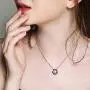 925 Sterling Silver Panda with Crystal Pendant Necklace Birthday Gifts for Women Daughter