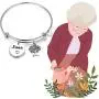 BEKECH Nana Bracelet Grandma Nana Charm Expandable Wire Bangle Nana Jewelry Grandmother Gift for Family Nana BEKECH Nana Bracelet Grandma Nana Charm Expandable Wire Bangle Nana Jewelry Grandmother Gift for Family Nana