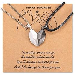 PPJew Magnetic Couples Necklace Matching Necklaces Relationship Gifts for Girlfriend Boyfriend