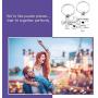 Long Distance Gift Couple Puzzle Keychain Were Like Puzzle Pieces that Fit Together Perfectly (Puzzle Fit Together KR)