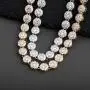 TOPGRILLZ 1 Row 14K Hip Hop Cluster Simulated Diamond Iced Out CZ Tennis Chain Link Necklace for Men TOPGRILLZ 1 Row 14K Hip Hop Cluster Simulated Diamond Iced Out CZ Tennis Chain Link Necklace for Men