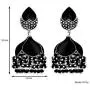 Aheli Enamel Jhumki Jhumka Pearl Dangle Earrings Indian Ethnic Wedding Party Fashion Statement Jewelry for Women