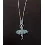 DMOMSA Sapphire Blue Ballet Girl Pendant Necklace Jewelry Gift, Woman Gift Suitable for Birthday Party Anniversary Valentines Day DMOMSA Sapphire Blue Ballet Girl Pendant Necklace Jewelry Gift, Woman Gift Suitable for Birthday Party Anniversary Valentines Day