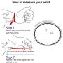Black Bracelet Mens Cuff Bangle Bracelet with Stainless Steel and Spring-Clasp Cuff Bangle Bracelet Jewelry Gift for Men