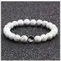 Tattooshe Handmade Bracelet Classic Natural Stone White and Black Yin Yang Taichi Taiji Bagua Beaded Bracelets for Men Women Jewelry Gift Tattooshe Handmade Bracelet Classic Natural Stone White and Black Yin Yang Taichi Taiji Bagua Beaded Bracelets for Men Women Jewelry Gift