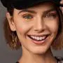SMALLLOVE Acrylic Earrings Set for Women Girls, Leopard U Shape Geometric Resin Hoop Lightweight Bohemian Statement Mottled Drop Dangle Studs Earrings