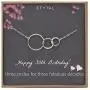 EFYTAL 30th Birthday gifts for women Sterling Silver Three Circle Necklace For Her 3 Decade Jewelry 30 Years Old EFYTAL 30th Birthday gifts for women Sterling Silver Three Circle Necklace For Her 3 Decade Jewelry 30 Years Old