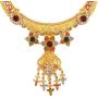 Efulgenz Indian Style Bollywood Fashion Wedding Bridal Choker Collar Necklace Dangle Earrings Jewelry Set