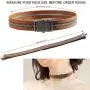 FORCEHOLD Genuine Leather Chokers Necklaces Zipper Design Bracelet Necklace Collar Dual Use FORCEHOLD Genuine Leather Chokers Necklaces Zipper Design Bracelet Necklace Collar Dual Use