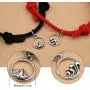 LIANZHEN Personalized Couple Magnetic Bracelet Adjustable Rope Braided Bracelet for Couple Jewelry Gifts for Lover BFF 2PCS LIANZHEN Personalized Couple Magnetic Bracelet Adjustable Rope Braided Bracelet for Couple Jewelry Gifts for Lover BFF 2PCS