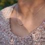 50th Birthday Jewelry Gifts For Women 50 Morse Code Necklace 925 Sterling Silver Two Tone Bead Mom Sister Friend 50 Years Old Gift for Her