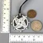 Buddhist Jewelry Jetsun Milarepa Yogi Dalai Lama Buddhism Dharma Eight worldly concerns Silver Pewter Pendant Necklace Charm Buddha Protection Amulet Wheel of Karma Medallion W Black Adjustable Cord
