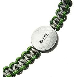Star Wars Jewelry Unisex Adult Death Star Paracord Bracelet, Green, Expandable