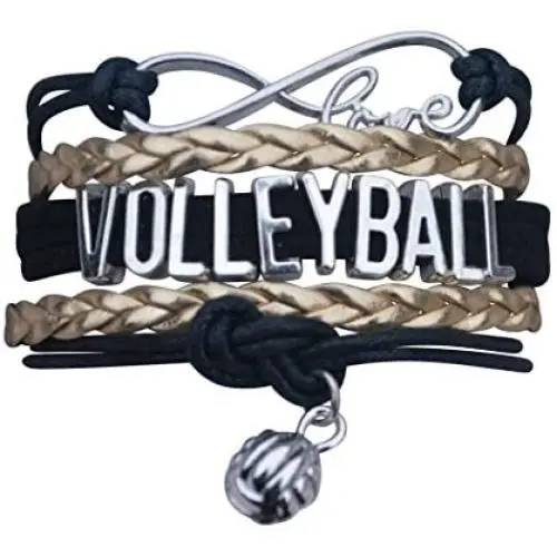 Infinity Collection Volleyball Bracelet- Girls Volleyball Jewelry (5 Colors) Perfect Volleyball Gifts for Players Infinity Collection Volleyball Bracelet- Girls Volleyball Jewelry (5 Colors) Perfect Volleyball Gifts for Players