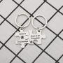 HOLLP Pregnancy Gift New Mom New Dad Puzzle Piece Keychain Set Soon to Be Mommy/Daddy Jewelry Gift for New Mommy Dad