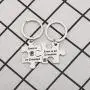 HOLLP Pregnancy Gift New Mom New Dad Puzzle Piece Keychain Set Soon to Be Mommy/Daddy Jewelry Gift for New Mommy Dad HOLLP Pregnancy Gift New Mom New Dad Puzzle Piece Keychain Set Soon to Be Mommy/Daddy Jewelry Gift for New Mommy Dad