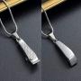 Hair Clipper Shaped Cremation Jewelry for Ashes - Stainless Steel Cremation Urn Pendant Ashes Holder Keepsake Urn Necklaces for Human Pet