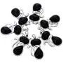 SUNYIK Handmade Cat Stone Pendant Necklace for Women, Healing Crystal Amulet Cat Jewelry with Chain, Pack of 3