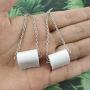 Handmade Toilet Paper Hook Earrings Funny Acrylic Toilet Paper Drop Earrings Jewelry for Women Teen Lightweight Toilet Paper Jewelry