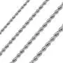 CHISMORL 16-30 Inches Waterproof Rope Chain Stainless Steel Twist Necklace Width 3mm/4mm/5mm/6mm-Silver and Gold Color CHISMORL 16-30 Inches Waterproof Rope Chain Stainless Steel Twist Necklace Width 3mm/4mm/5mm/6mm-Silver and Gold Color