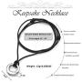 Sunligoo Cremation Jewelry Urn Necklace for Ashes Circle of Life Eternity Memorial Pendant Stainless Steel Necklaces for Mens Womens