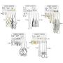 Fashion Earrings for Women Girls, Funtopia 68 Pairs Drop Dangle Earrings, Statement Stud Earrings Pearl Earrings Set for Party Jewelry Gift (Gold and Silver)