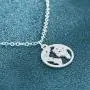 Olbye World Map Necklace Jewelry Simple Globe Choker Necklaces for Women and Girls Circle Choker Olbye World Map Necklace Jewelry Simple Globe Choker Necklaces for Women and Girls Circle Choker