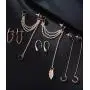 Ofeiyaa 4 Pairs Wave Cuff Earrings CZ Wrap Tassel Bar Chain Dangle Earrings Cartilage Crawler Threader Drop Earrings Teardrop Back Dangle Earrings for Women Girls Rose Gold Silver Ofeiyaa 4 Pairs Wave Cuff Earrings CZ Wrap Tassel Bar Chain Dangle Earrings Cartilage Crawler Threader Drop Earrings Teardrop Back Dangle Earrings for Women Girls Rose Gold Silver