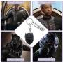 G-Ahora Black Panther Keychain with Black Panther Mask Pendant Marvel Comic Jewelry Avenger Movie Gifts for Marvel Fans