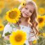 Memorjew Sunflower Horse Necklace for Girls, Dainty Silver Initial Necklace Kids Jewelry Horse Gifts for Girls Women
