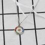 BAUNA Order of The Eastern Star Necklace OES Symbol Jewelry OES Sorority Gift for Women Girls