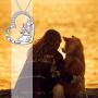 FLYOW S925 Sterling Silver Always in My Heart Dog Pendant Necklace for Women Teen Girl with Dog Gift For Her