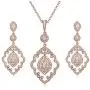SWEETV Wedding Jewelry Sets for Brides, Crystal Bridal Necklace and Earrings Jewelry Sets for Women Party Prom Gift SWEETV Wedding Jewelry Sets for Brides, Crystal Bridal Necklace and Earrings Jewelry Sets for Women Party Prom Gift