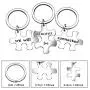 lauhonmin 3pcs Best Friends Brothers Sisters Gifts Key Chain Set Friendship Long Distance Gifts - We Will Always be Connected Keychain