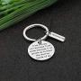 CYTING Inspirational Keychain I Am Strong Not Because I Am Weak Warrior Keychain Motivation Jewelry Encouragement Gift