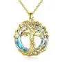 TOUPOP Mothers Day Gifts From Daughter 14K Gold Plated Tree of Life Necklace Sterling Silver Family Tree Pendant Jewelry Gifts for Mom Women Girls Birthday Mothers Day TOUPOP Mothers Day Gifts From Daughter 14K Gold Plated Tree of Life Necklace Sterling Silver Family Tree Pendant Jewelry Gifts for Mom Women Girls Birthday Mothers Day
