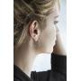Thin Wire Spiral Infinity Earrings -NanoStyle Jewelry
