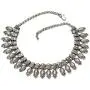 athizay Necklace Silver oxidized Indian Jewelry Chunky Beads Embellishments Choker Necklace athizay Necklace Silver oxidized Indian Jewelry Chunky Beads Embellishments Choker Necklace