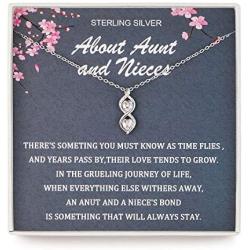 Aunt-Niece Necklace: Aunt-Niece Gift, Aunt-Niece Jewelry, Aunt-Niece Quotes, Aunt Necklace, 2 Hearts