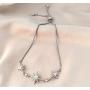 ALAIX Womens Necklace Sets Silver Gold Chain Necklaces with Long Shiny Bling Sparkle Pendant Adjuatable Sweater Necklace for Women and Girls