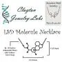 Clayton Jewelry Labs LSD Lysergic Acid Diethylamide Molecule Stainless Steel Necklace Clayton Jewelry Labs LSD Lysergic Acid Diethylamide Molecule Stainless Steel Necklace