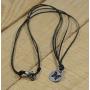 Black Choker Necklace with Stainless Steel Animal Charm Necklace on Double Black Strand for Women - Light, Elegant, Hypoallergenic Jewelry