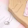 Mothers Gifts for Daughters - Sterling Silver Infinity 2 Circle CZ Necklace,Mothers Day Jewelry Birthday Gift Mothers Gifts for Daughters - Sterling Silver Infinity 2 Circle CZ Necklace,Mothers Day Jewelry Birthday Gift