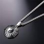 U7 Jewelry Men Women Yoga Necklaces Stainless Steel/18K Gold Plated Taoism Tai Ji Yin Yang Pendant Necklace