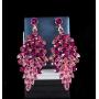 LAN PALACE Four Colors Trendy Bridal Jewelry Necklace and Earrings Crystal Jewelry Sets with Gift Box