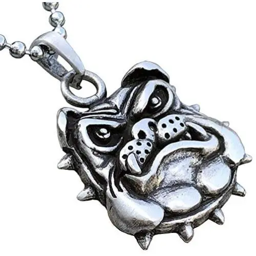 Bulldog Jewelry K-9 Bull Dog Jack Georgetown Marines corps Military Pewter Mens Pendant Necklace Protection Amulet Wealth Good Luck Lucky Charm Safe Travel Talisman for men Silver Ball Chain Bulldog Jewelry K-9 Bull Dog Jack Georgetown Marines corps Military Pewter Mens Pendant Necklace Protection Amulet Wealth Good Luck Lucky Charm Safe Travel Talisman for men Silver Ball Chain
