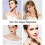 9 Pairs Tassel Threader Drop Earring Set Gold Long Chain Ear Link Earrings Cute Butterfly Star Heart Pearl Dangle Earring Crystal Rhinestone Bridal Wedding Jewelry Gifts for Women Girls