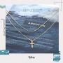 Relbcy Boho Beads Layered Necklace Gold Necklace Chain Christmas Festival Necklace Jewelry Accessories for Women and Girls