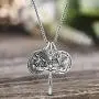 Steve Madden Mens Oxidized Saint Medallion Design and Crucifix Double Pendant Chain Necklace in Stainless Steel, Silver, 28 Steve Madden Mens Oxidized Saint Medallion Design and Crucifix Double Pendant Chain Necklace in Stainless Steel, Silver, 28